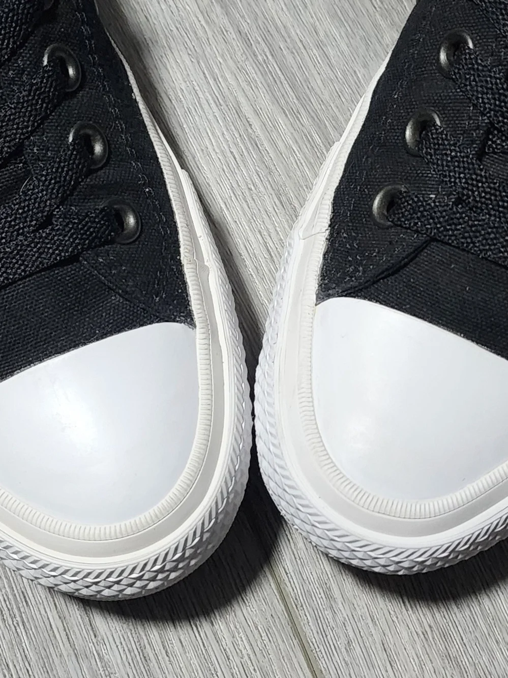 Converse Chuck Taylor All Star II Low Top Sneakers Black W/ Lunarlon  Womens 8 - Picture 3 of 8